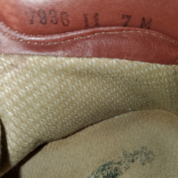 VTG Vasque Skywalk Cowhide Lace-Up Hiking Boots Women's Size 7M, Made In Italy - Picture 11 of 14